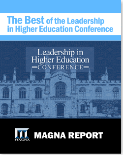 Best of 2016 Leadership In Higher Education Conference