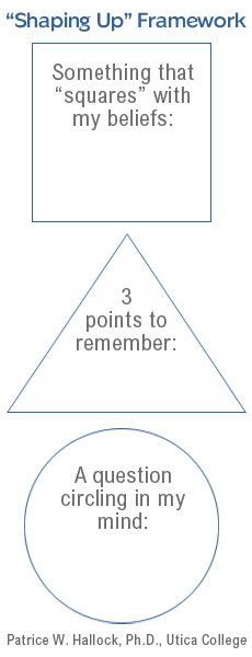 Using “Frameworks” to Enhance Teaching and Learning