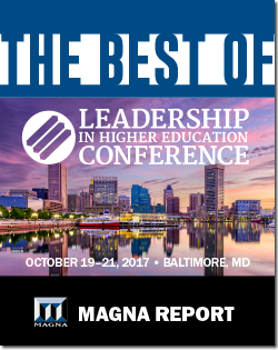 Best of 2017 Leadership In Higher Education Conference
